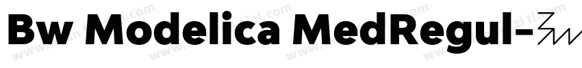 Bw Modelica MedRegul字体转换